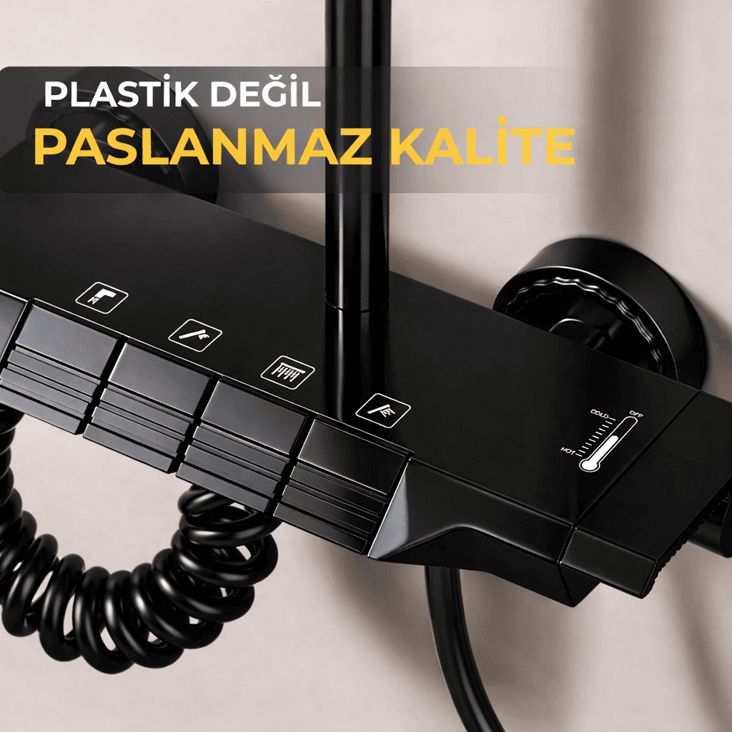 Piano Tuşlu Duş Seti - 3