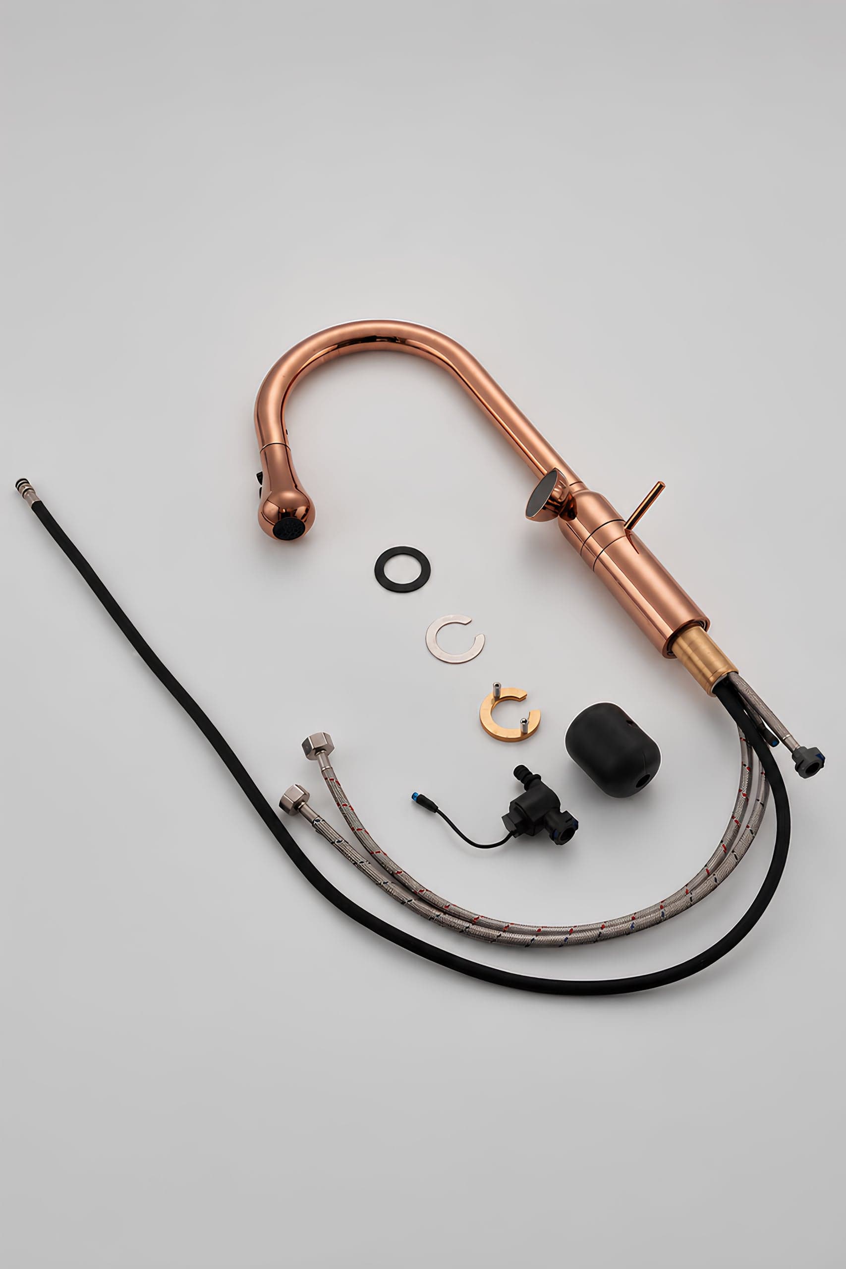 Rose Gold Led Göstergeli Mutfak Bataryası - 6