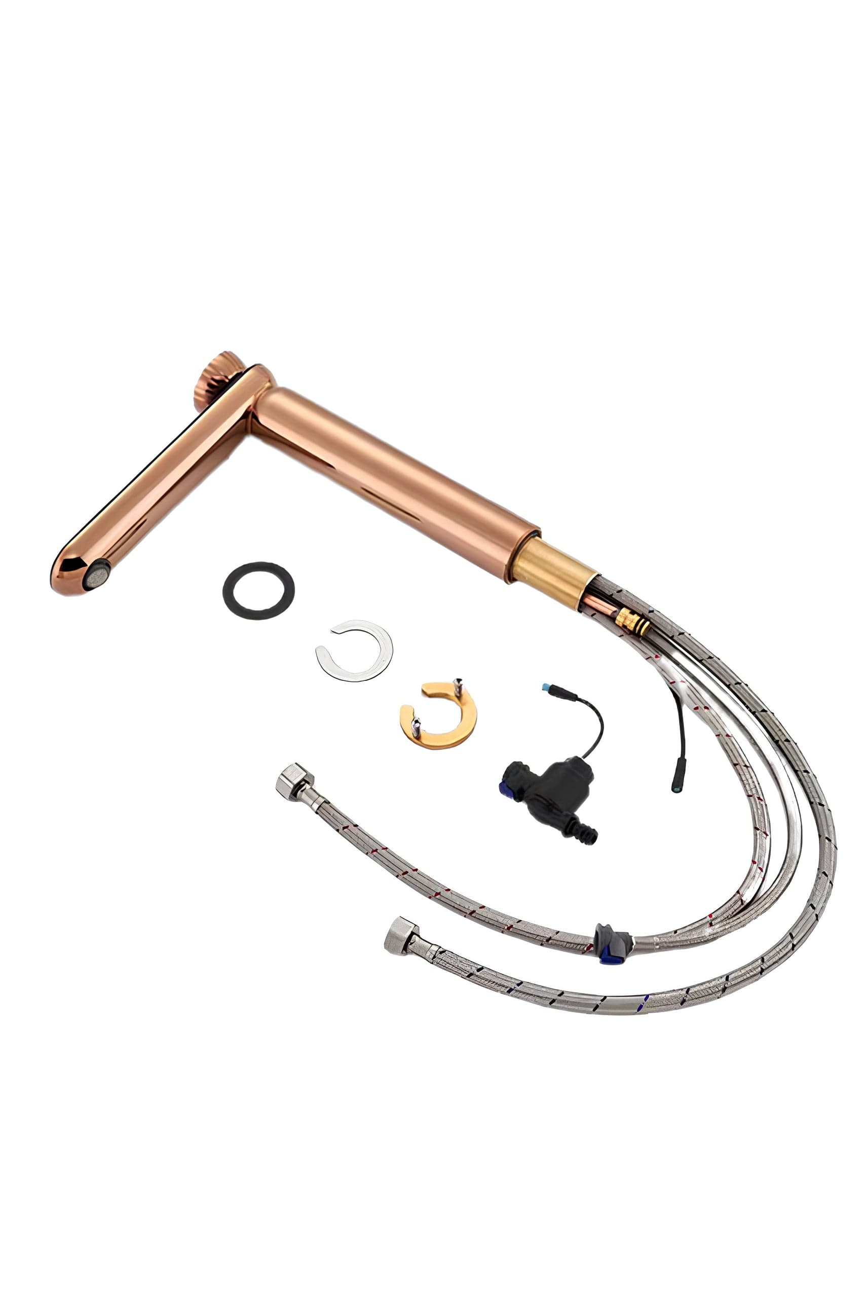 Rose Gold Led Göstergeli Banyo Bataryası - 6