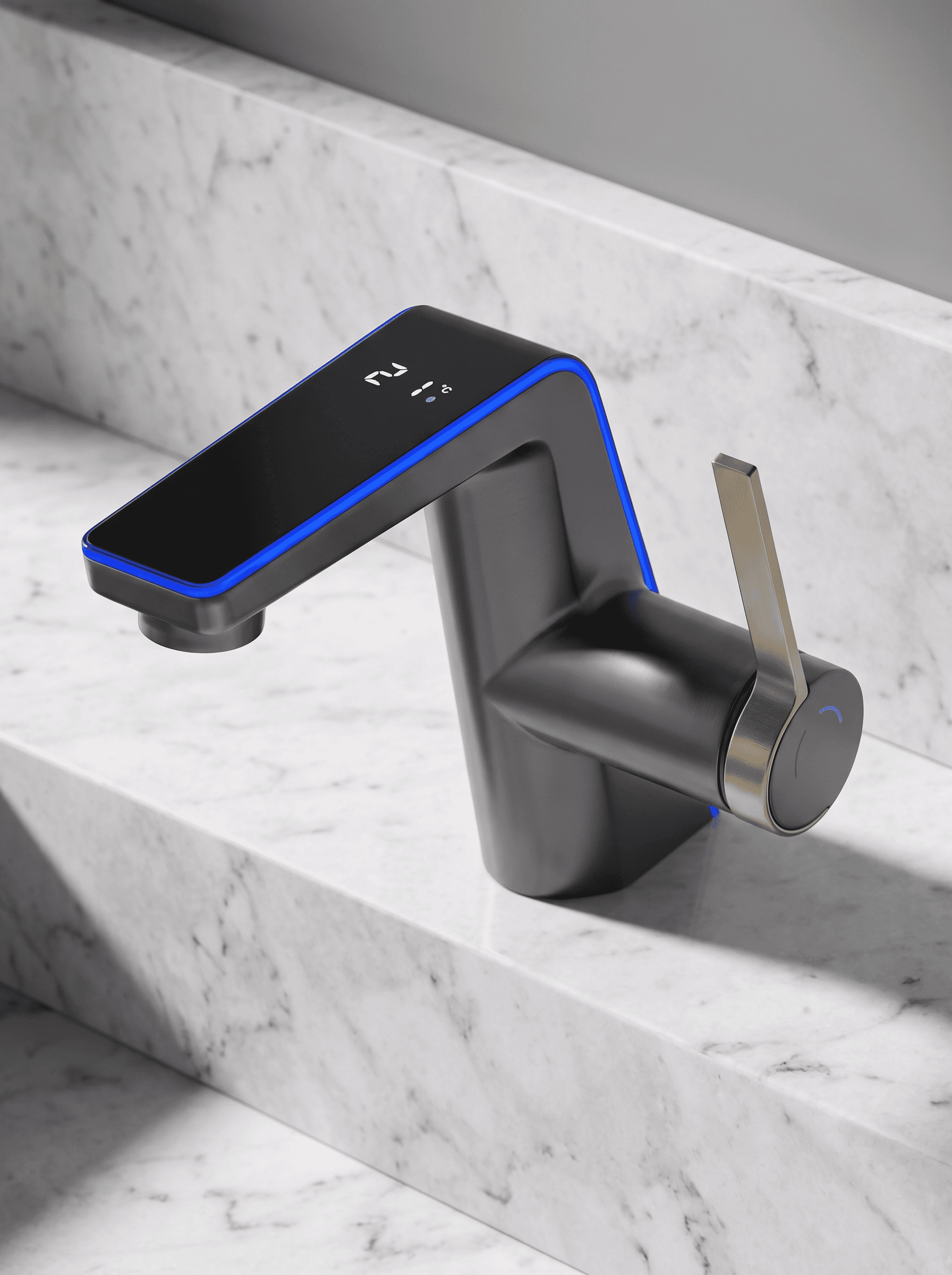 Revo Led Sıcaklık Göstergeli Banyo Bataryası - 1