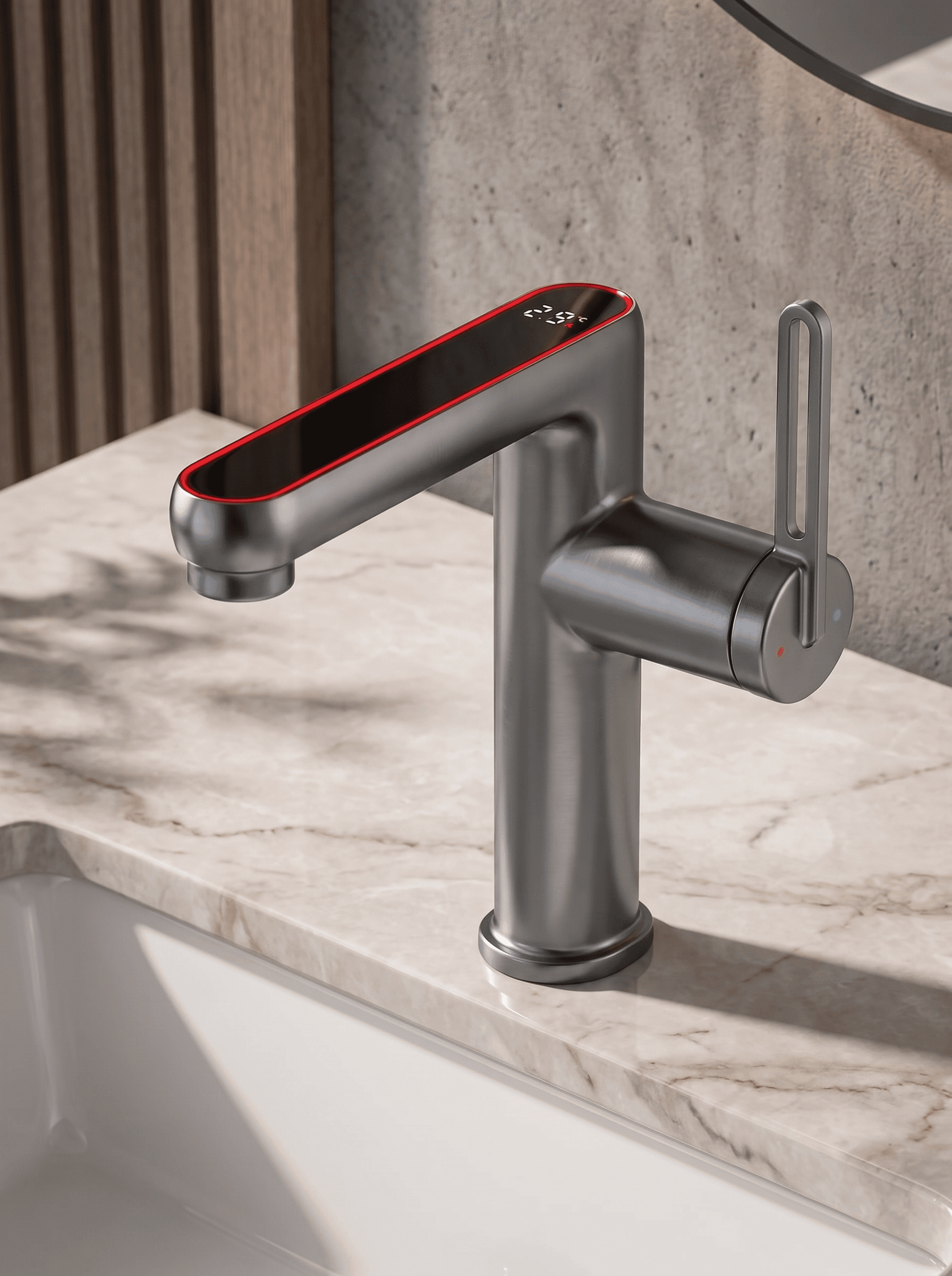 Flow Led Sıcaklık Göstergeli Banyo Bataryası - 4